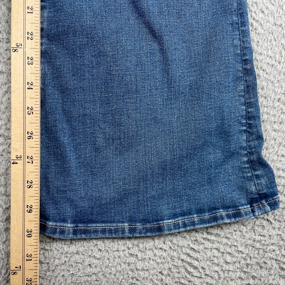 American Eagle Jeans Womens 16 Short Blue Curvy Super High-Rise Flare Stretch - Picture 5 of 10